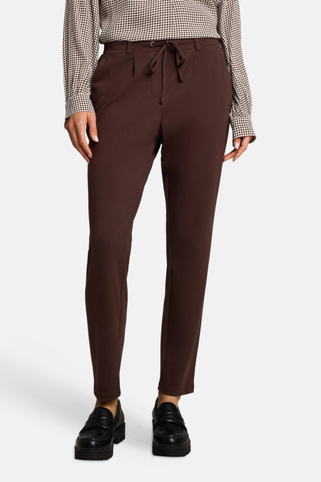 Pantalon 5 poches - brun