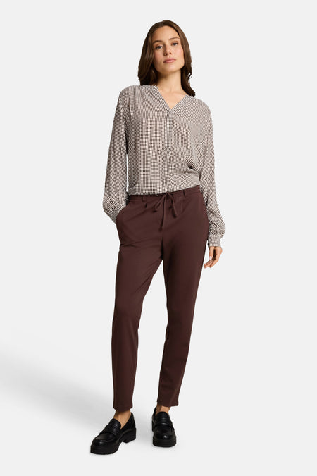 Pantalon 5 poches - brun