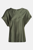 Blouse met korte mouwen - groen