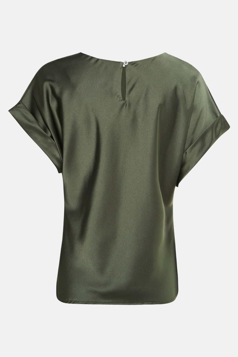 Blouse met korte mouwen - groen