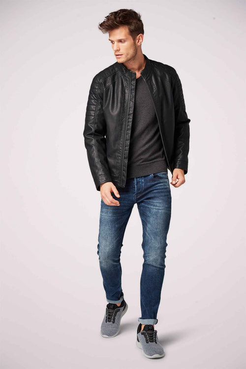 Pull col V Gris - Tom Tailor