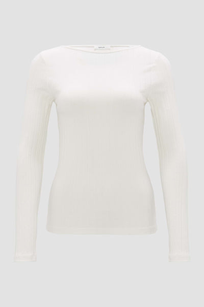 Pull col rond Blanc - OPUS