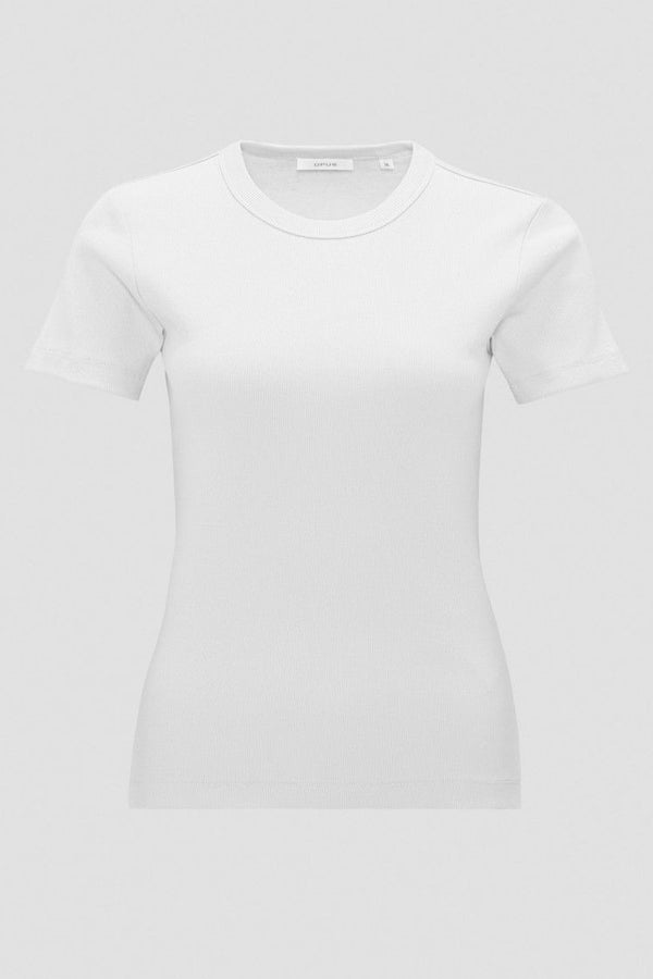 Blouse (korte mouwen) Wit - OPUS