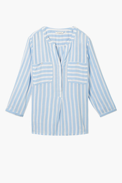 Chemisier (manches longues) Bleu - Tom Tailor