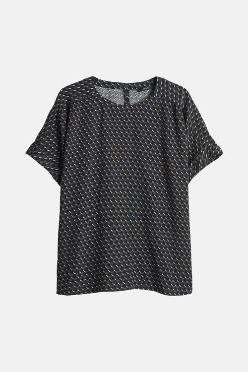 Blouse à manches courtes - Multicolore