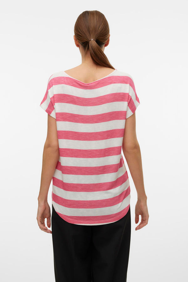 Top uni manches courtes Rose - VERO MODA®