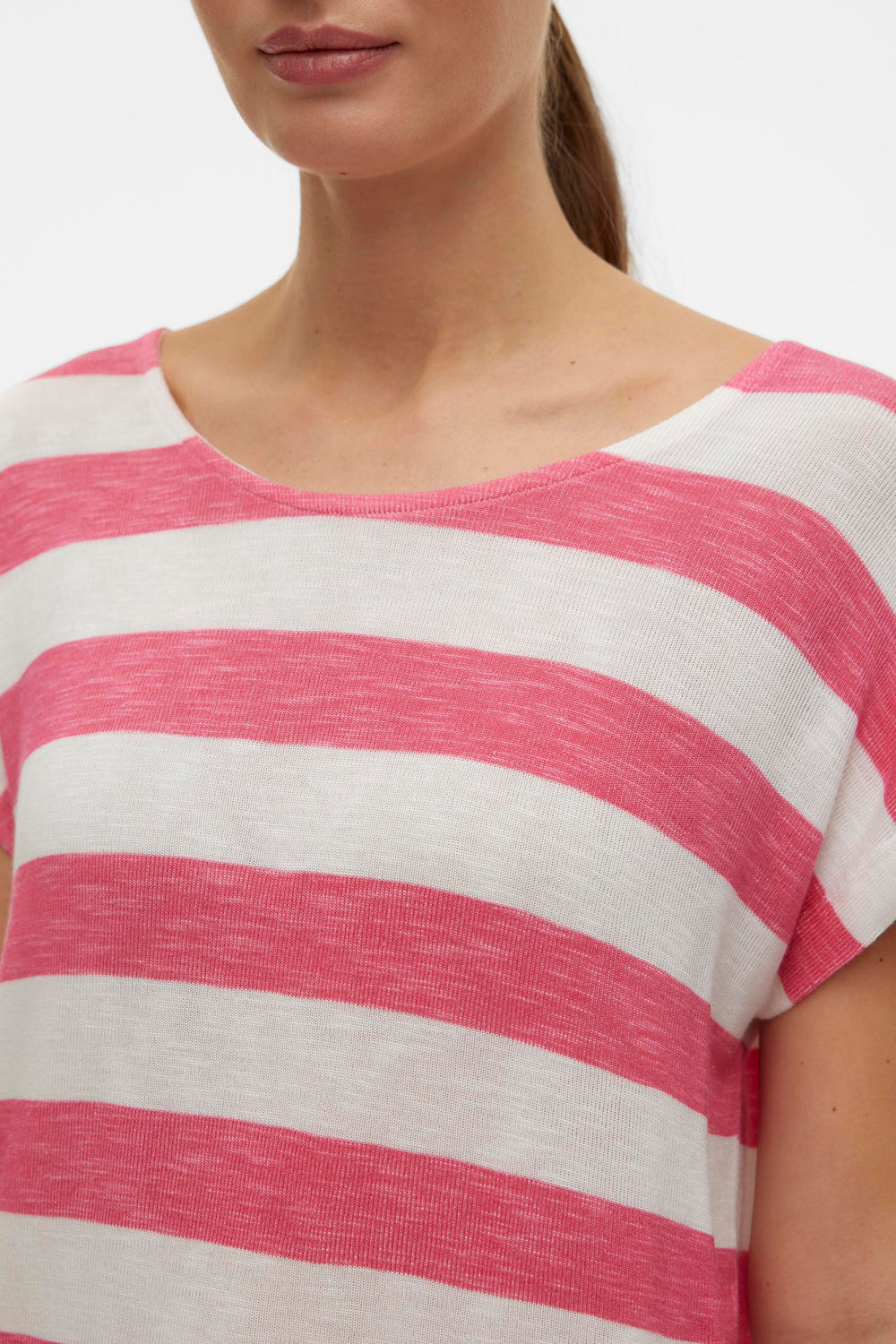Top uni manches courtes Rose - VERO MODA®