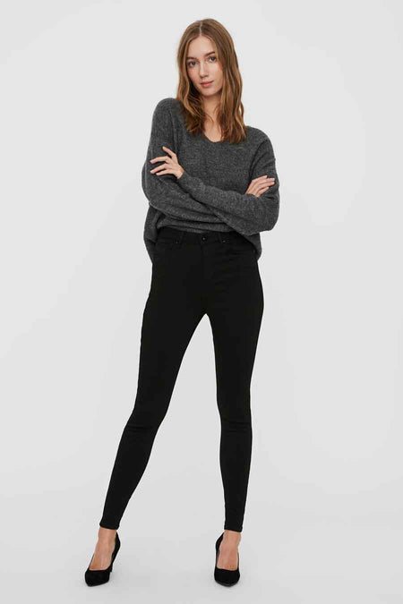 Slim jeans - zwart
