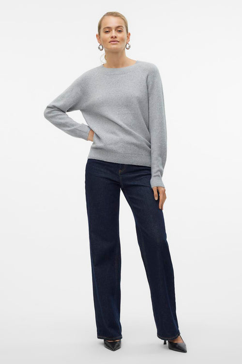 Pull col rond Gris - VERO MODA®