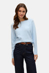 Pull col rond bleu - VERO MODA®