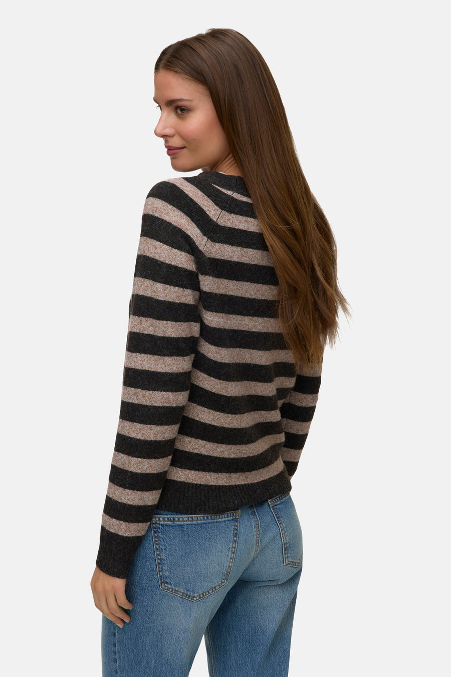 Pull col rond multicolore - VERO MODA®