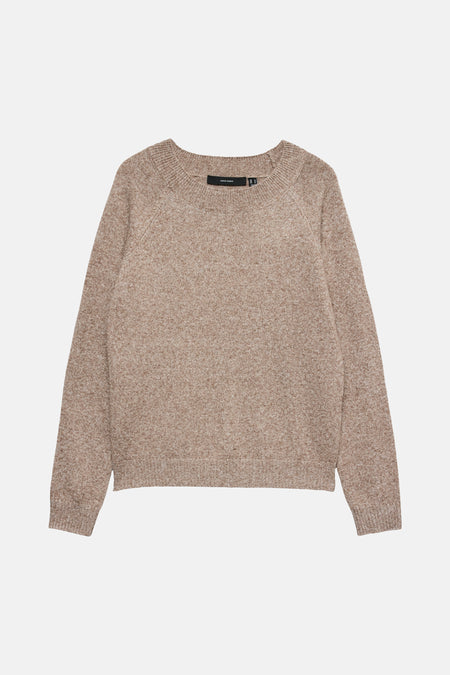 Pull col rond brun - VERO MODA®