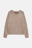 Pull col rond brun - VERO MODA®