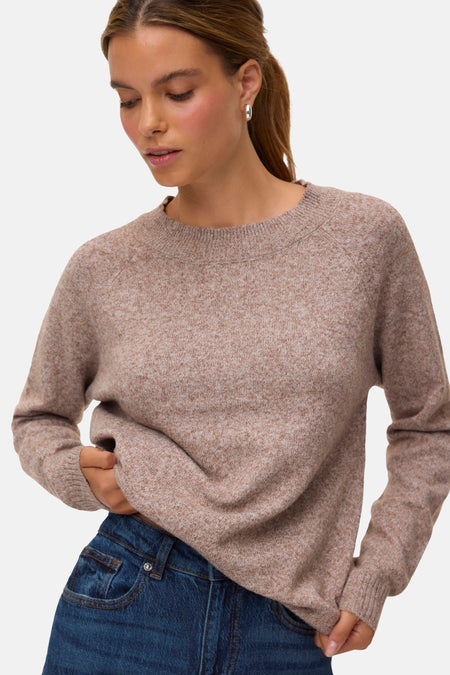 Pull O-hals - Cocoa Brown