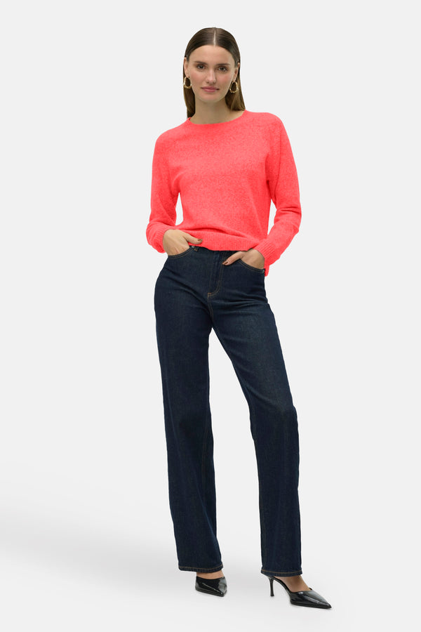 Pull col rond Orange - VERO MODA®