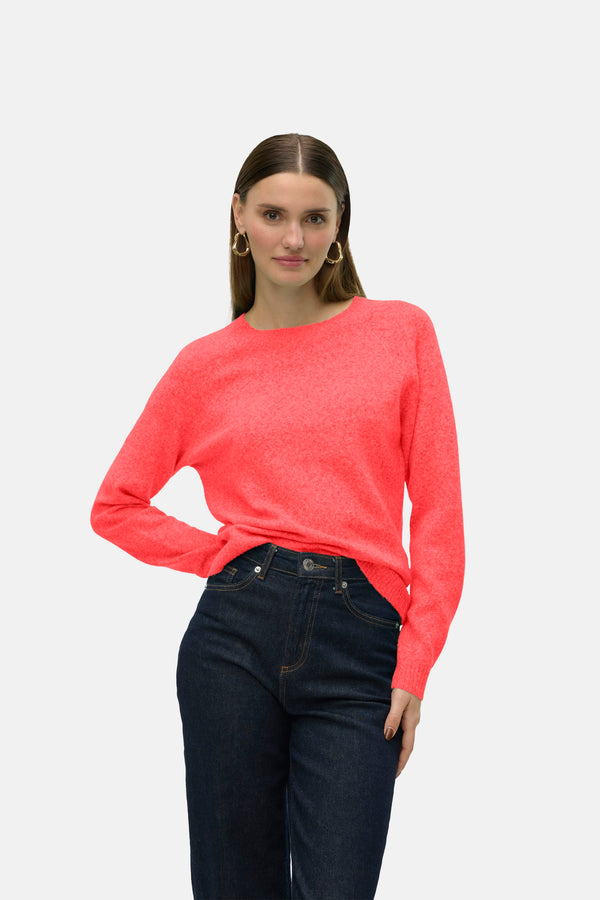 Pull col rond Orange - VERO MODA®