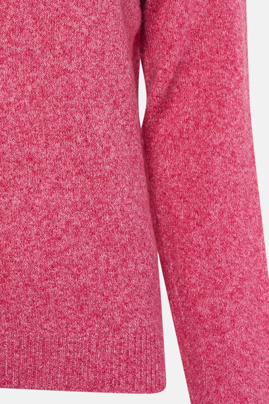 Pull à col rond rose de VERO MODA®, en tricot texturé.