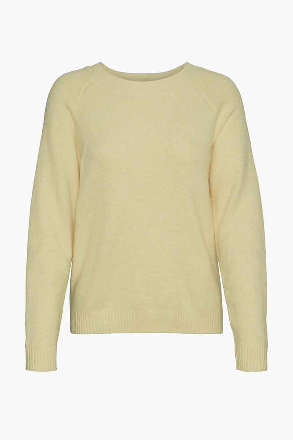 Pull col rond Jaune - VERO MODA®