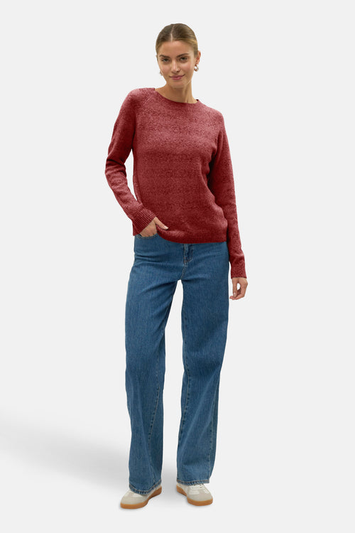 VMDOFFY LS O-NECK BLOUSE GA NOOS