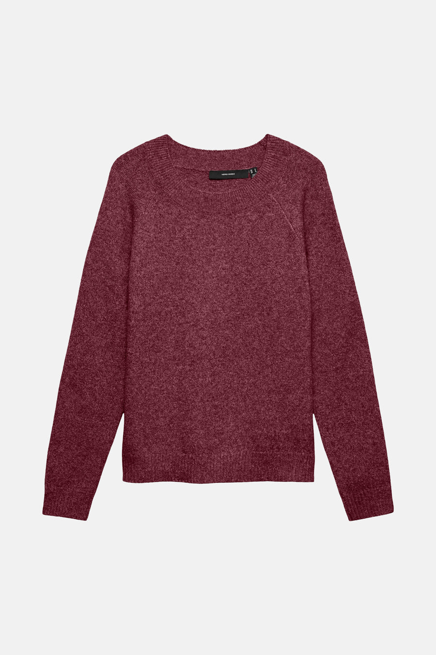 Pull O-hals - Bordeaux