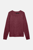 Pull O-hals - Bordeaux