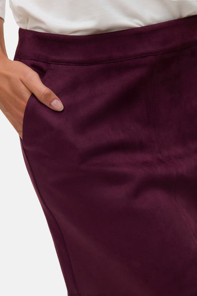 Korte rok - bordeaux