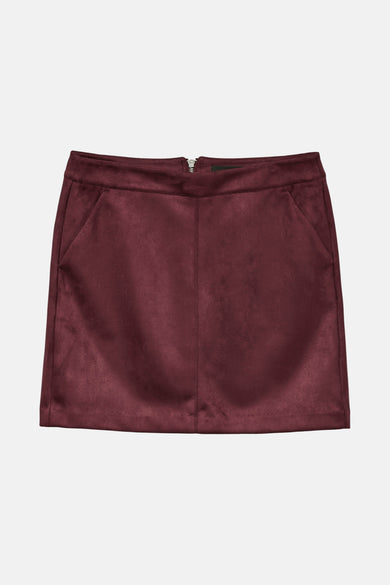 Korte rok - bordeaux
