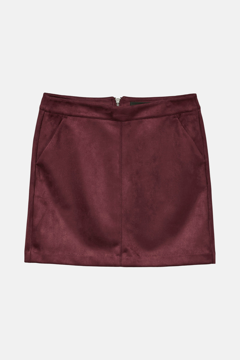 Korte rok - bordeaux