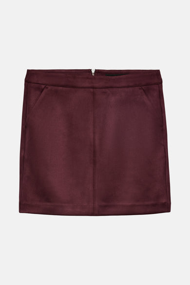 Korte rok - bordeaux
