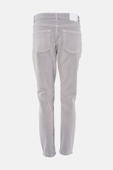 Multikleuren jeans voor dames van OPUS, achterzijde, met zakken en riemlussen.