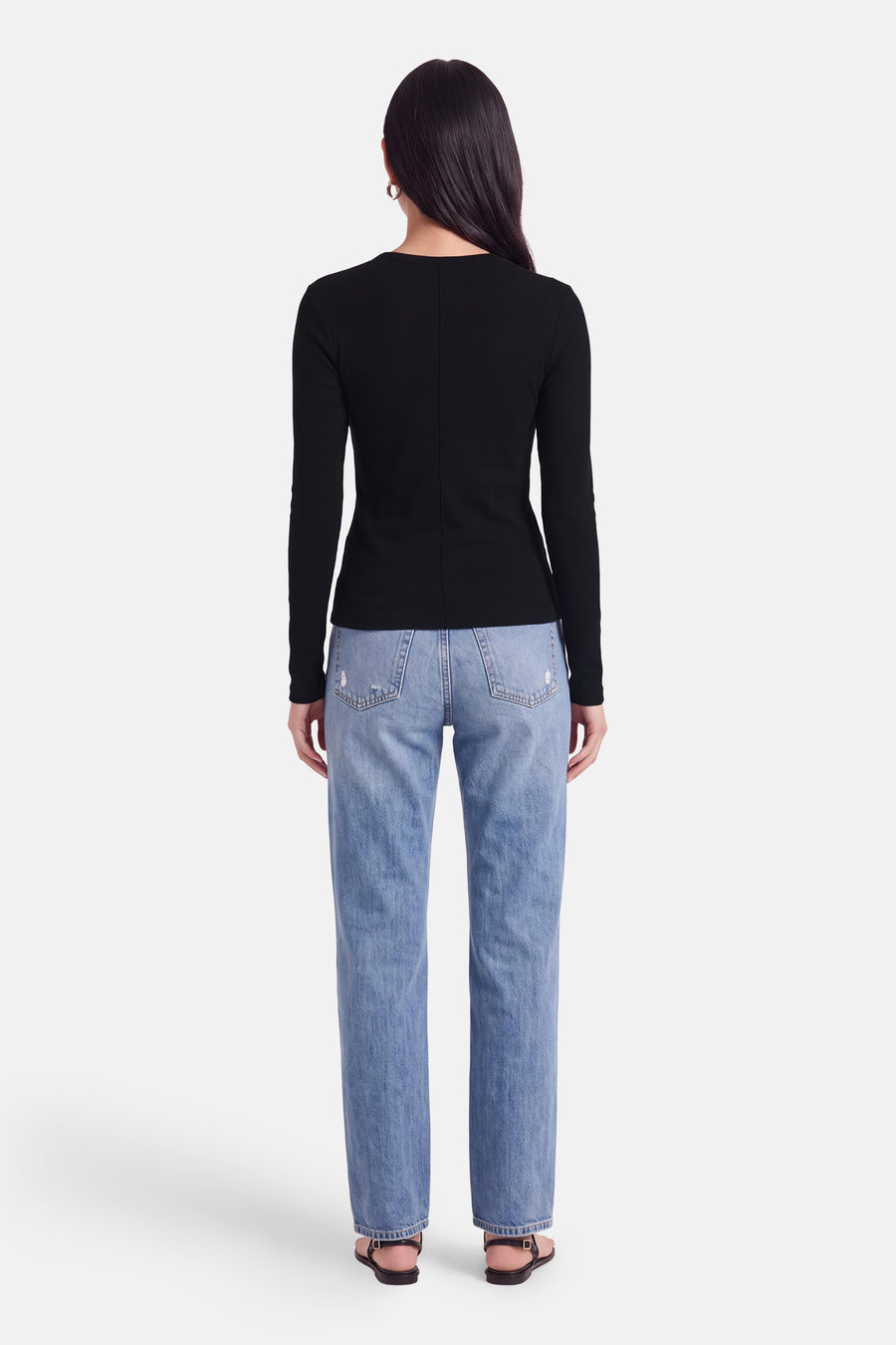 Pull col O - noir