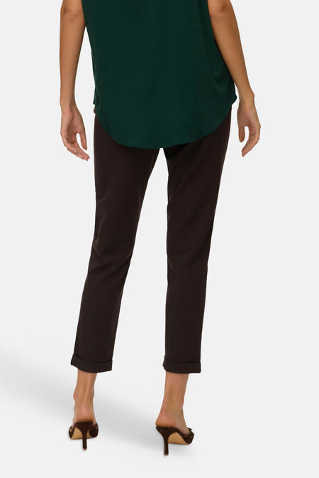 Dames sb seizoensbroek elastic brun - VERO MODA®