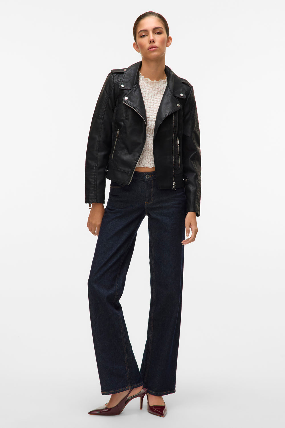 Veste en simili cuir Noir - VERO MODA®