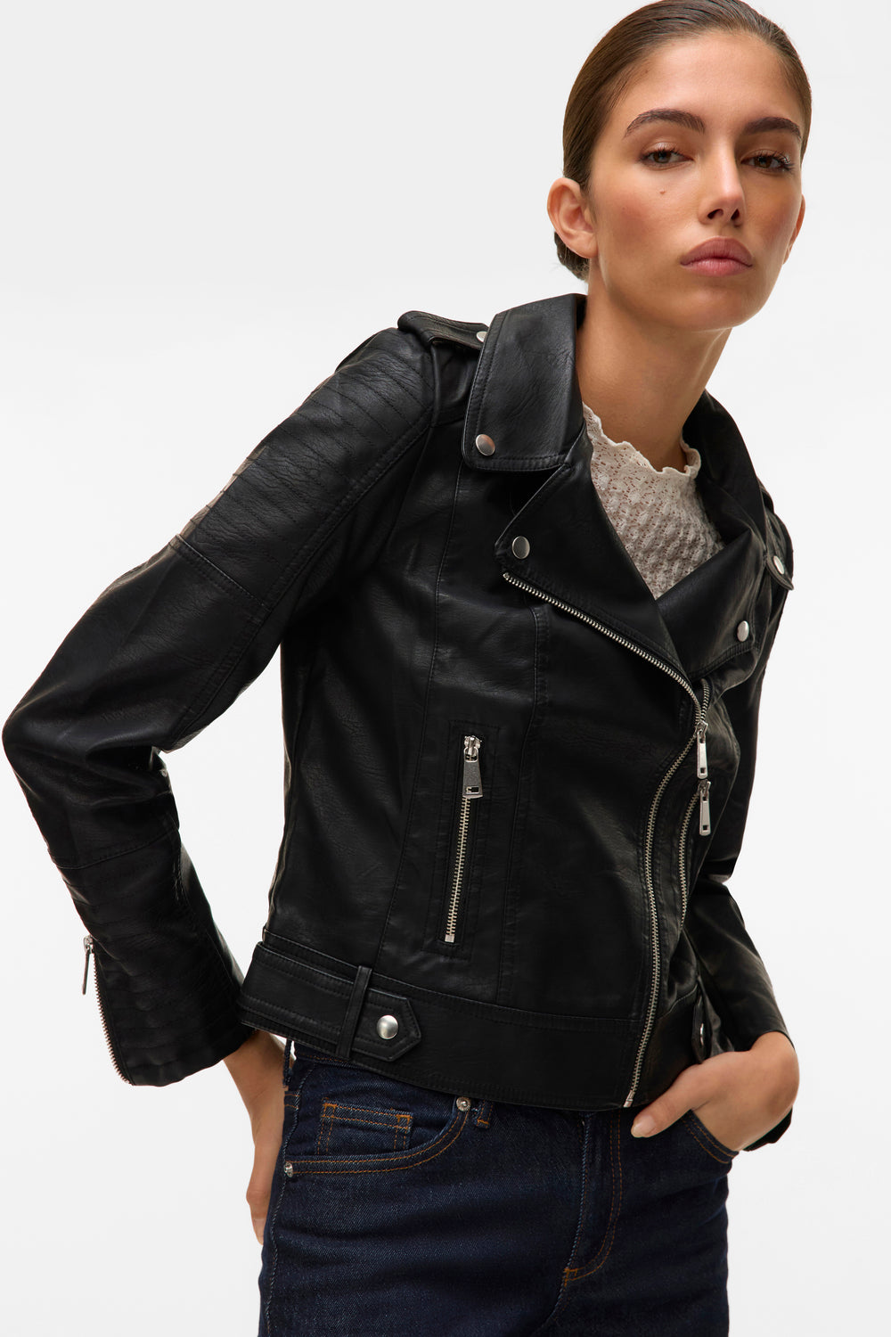 Veste en simili cuir Noir - VERO MODA®