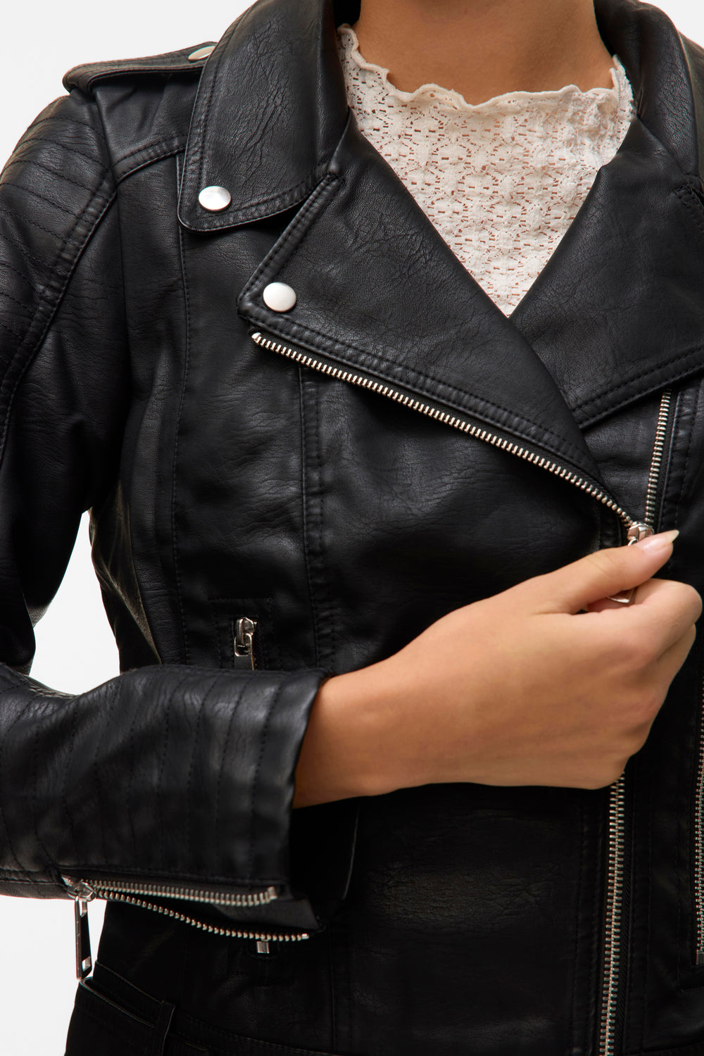 Veste en simili cuir Noir - VERO MODA®