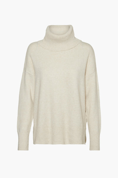 Pull col montant Beige - VERO MODA®