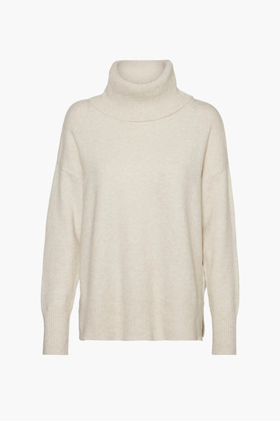 Pull col montant Beige - VERO MODA®
