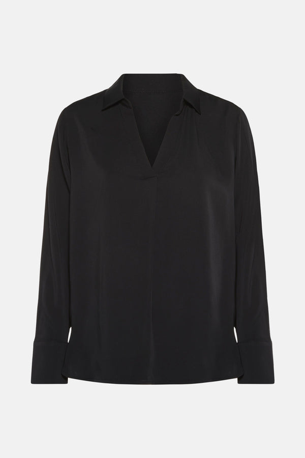 Blouse (lange mouwen) Zwart - OPUS