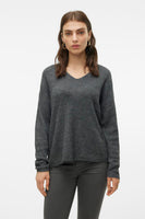 Pull col V Gris - VERO MODA®