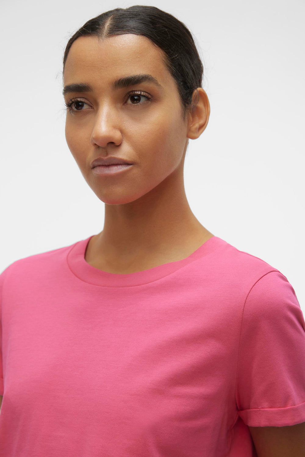 Top uni manches courtes Rose - VERO MODA®
