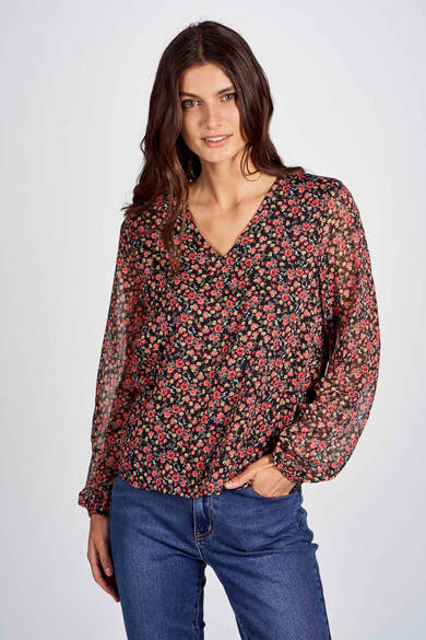 Blouse - zwart