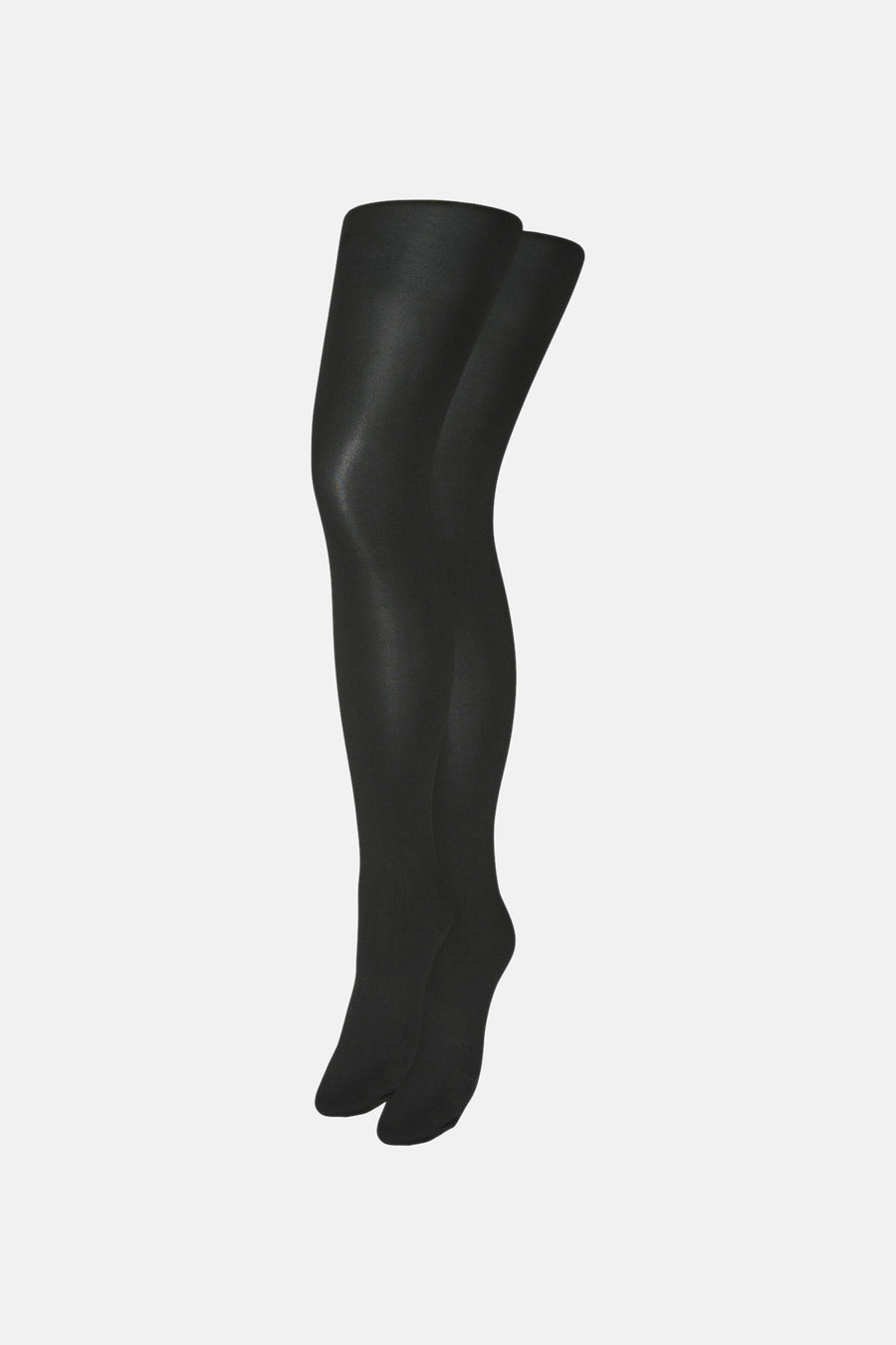 Zwarte panty van VERO MODA, gepresenteerd op een witte achtergrond.