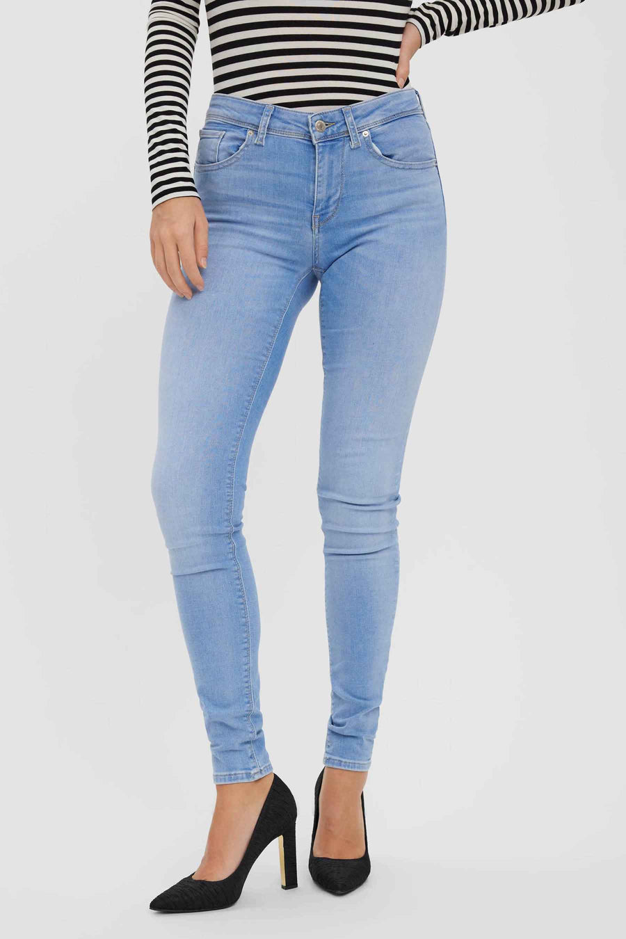 Skinny jeans - LIGHT BLUE DENIM