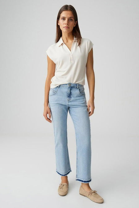 Jean boyfriend light blue denim - OPUS