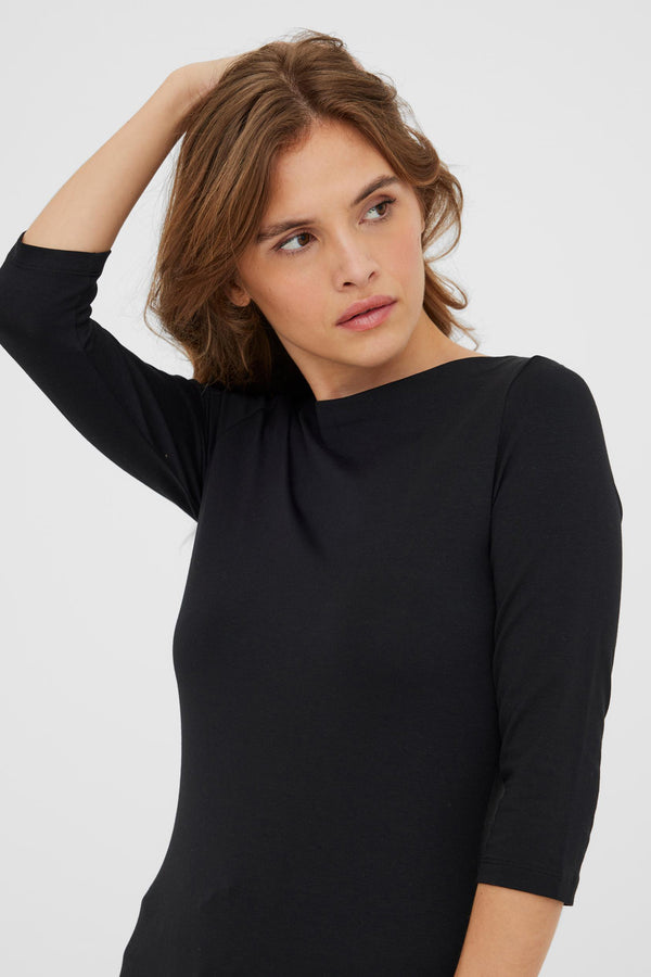 Top uni manches longues Noir - VERO MODA®