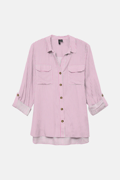 Chemise à manches longues - Rose