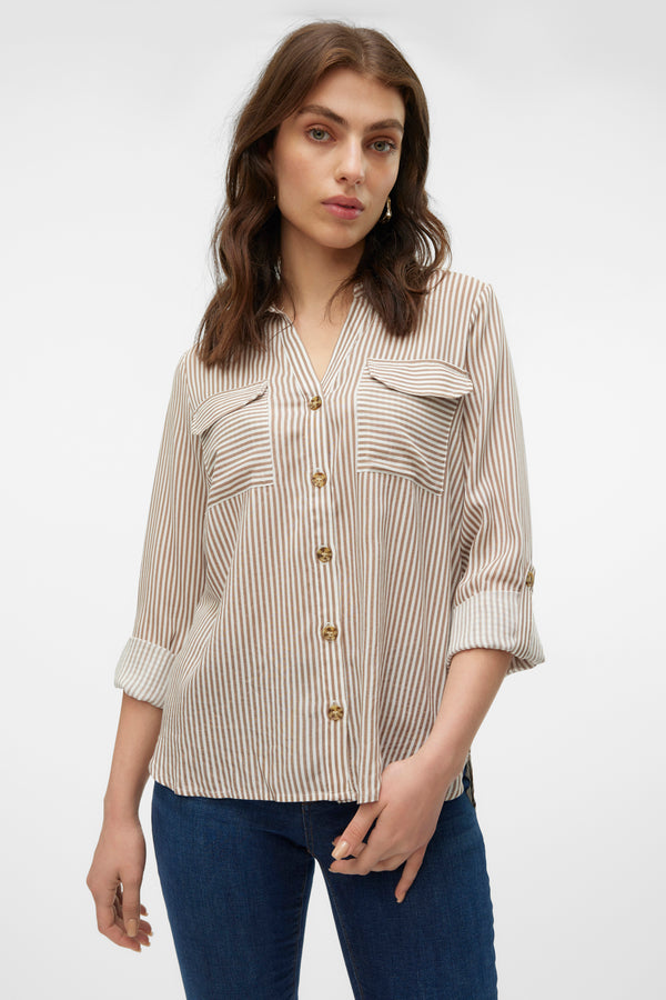 Chemisier (manches longues) Brun - VERO MODA®