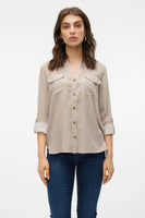 Chemisier (manches longues) Brun - VERO MODA®