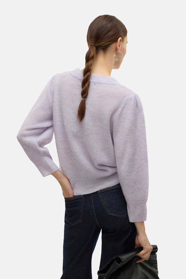 Pull col rond Mauve - VERO MODA®