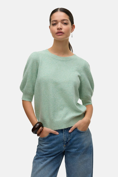 Pull col rond Vert - VERO MODA®